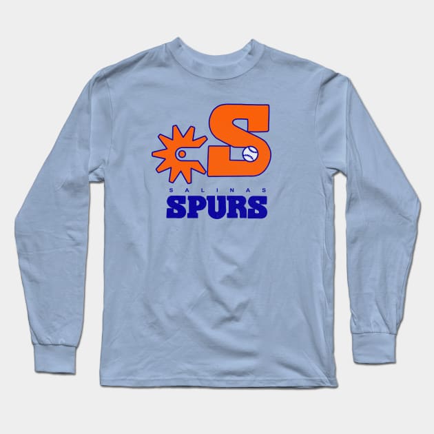 Defunct Salinas Spurs Minor League Baseball 1982 Long Sleeve T-Shirt by LocalZonly